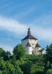 Fototapeta na wymiar The New Castle in Banska Stiavnica, Slovakia. Unesco World Heritage Site.