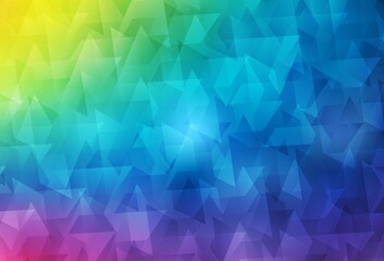 Obraz premium Light Multicolor vector background with rectangles.