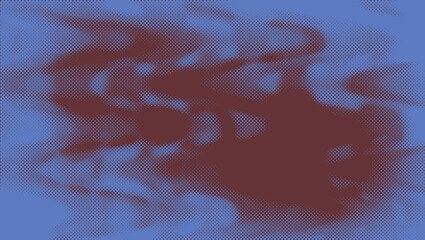 An abstract wavy halftone background image.