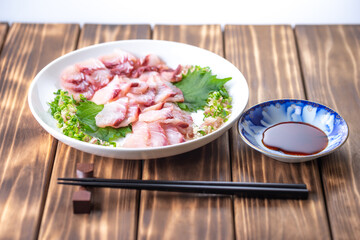 日本の刺し身　和食イメージ