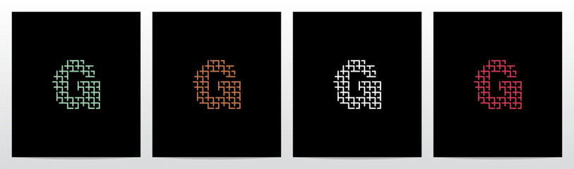 Wicker Forming Letter Logo Design G