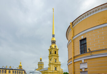 The facade of the ancient Catherine Palace.