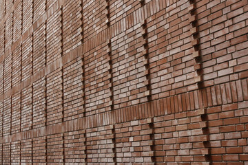 正方形のレンガの壁