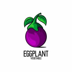 fresh vegetable illustration vector, label