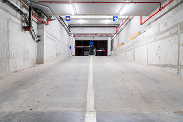 An Underground garage