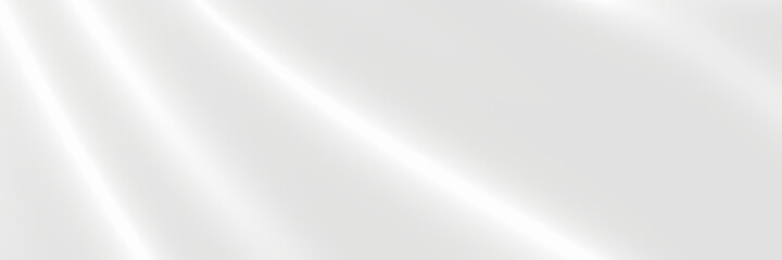 White abstract wave background. Rippled cloth.