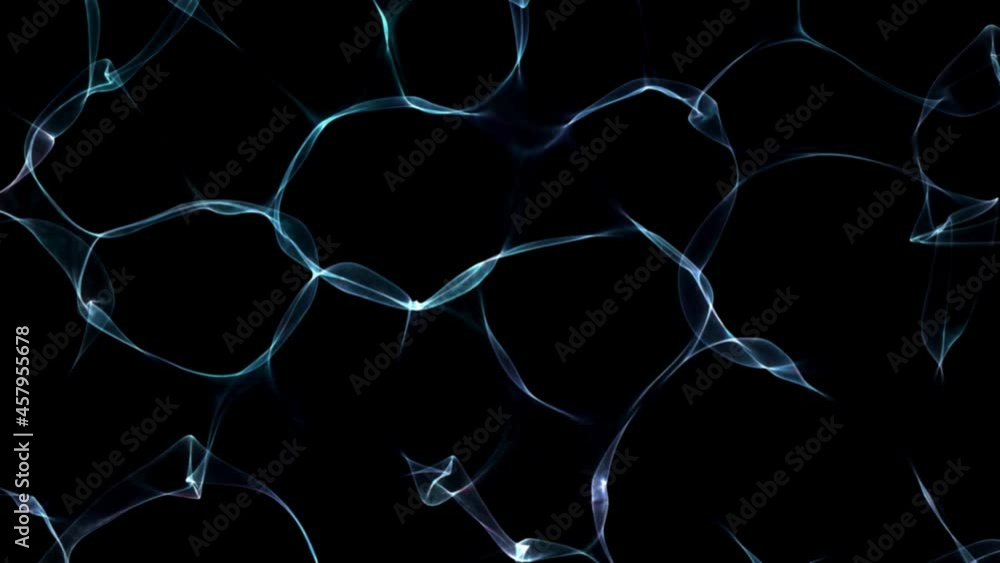 Poster colorful big data wave of particles. futuristic glowing surface. abstract animated motion background