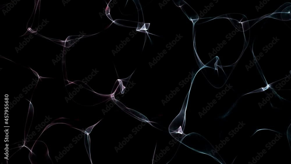 Poster colorful big data wave of particles. futuristic glowing surface. abstract animated motion background