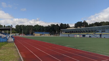 Naklejka premium football stadium