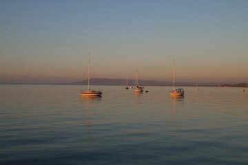 boats on the bay