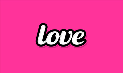 Love Text Creative Wordmark Lettering Typography Logo Design Inspiration