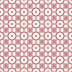 Abstract seamless pattern with various shapes. Geometric pattern for fabric. Textile background.