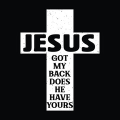 Jesus Lover t-shirt design. Symbol of christens 