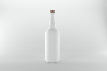 3D Rendered Bottles Mockup Template