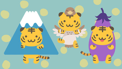 着ぐるみ寅_一富士二鷹三茄子