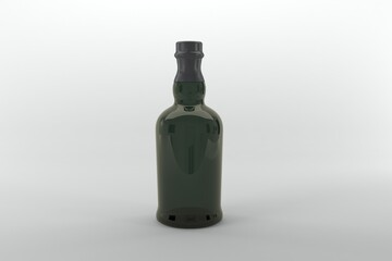 3D Rendered Bottles Mockup Template