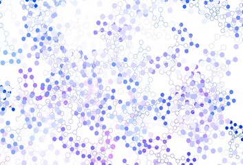 Light BLUE vector texture with artificial intelligence concept.