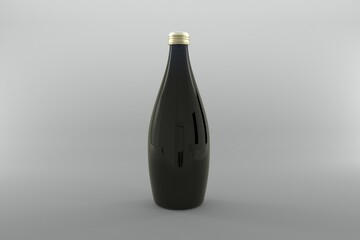 3D Rendered Bottles Mockup Template