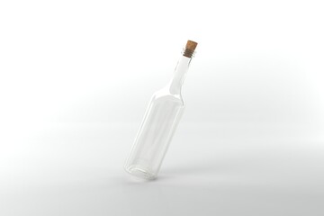 3D Rendered Bottles Mockup Template