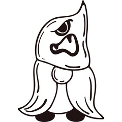 halloween_spooky gnome line icon