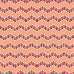 Seamless pattern lines native decorative pink abstract concept vector background