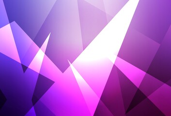 Light Purple, Pink vector layout with lines, triangles.