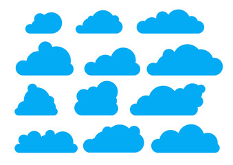 Set of Clouds Illustration