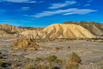 Tabernas desert, Desierto de Tabernas near Almeria, andalusia region, Spain