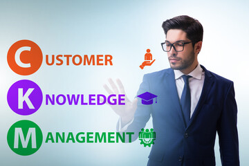 Customer knowledge management marketing concept