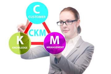 Customer knowledge management marketing concept