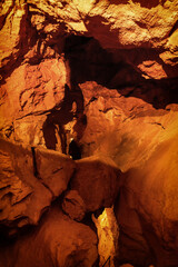 Interior of Dachstein Mammoth Cave, Krippenstein Austria.