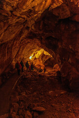 Interior of Dachstein Mammoth Cave, Krippenstein Austria.