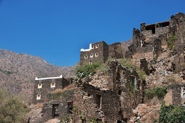 Fototapeta premium The historic village Rijal Almaa, Saudi Arabia