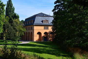 Fototapeta na wymiar Historisches Bauwerk in der Altstadt von Weimar, Thüringen