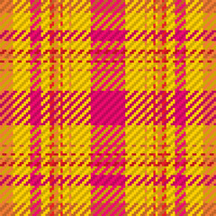 Seamless pattern of scottish tartan plaid. Repeatable background with check fabric texture. Vector backdrop striped textile print.