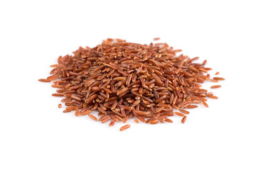 Heap of red rice