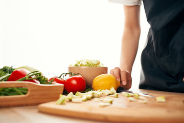 Obraz na płótnie Canvas cooking food kitchen healthy eating fresh vegetables