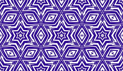 Spanish Geometric Batik. Flow Blue Ethnic Floor Ornate Geometric Pattern Ink. Summer Floral Batik Tile. Chic Lisbon Mosaic Pattern. Portuguese Geometric Flower Ikat. Bohemian Ethnic Dye.
