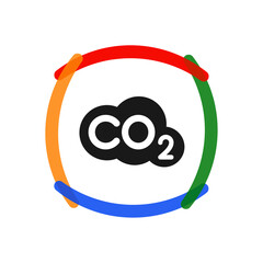 CO2 - Sticker