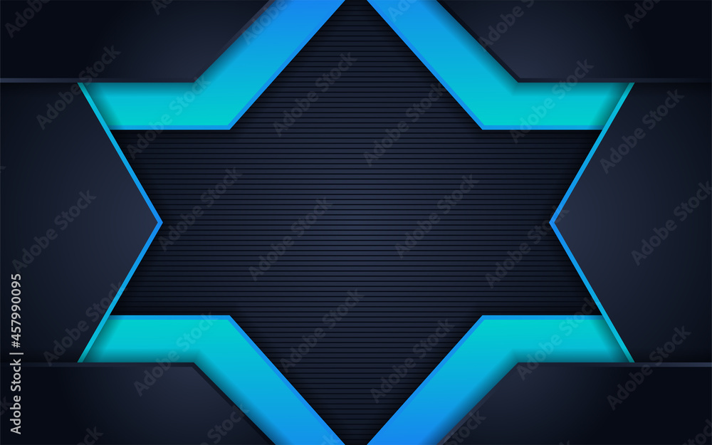 Poster abstract dark with texture line background with line blue