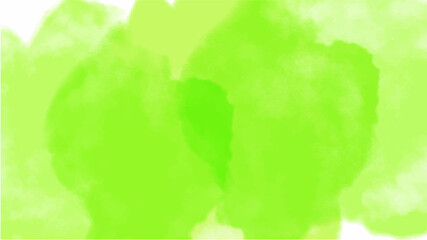 Green watercolor background for your design, watercolor background concept, vector.