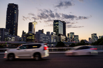 Fototapeta premium 大阪中之島・天神橋から中之島周辺の風景
