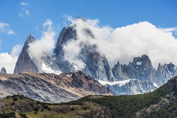 Foto op Plexiglas Mount Fitz Roy at Los Glaciares National Park in Argentina © Fyle