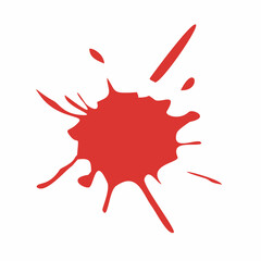 blood splash vector design