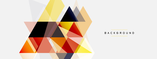 Mosaic triangles geometric background. Techno or business concept, pattern for wallpaper, banner, background, landing page