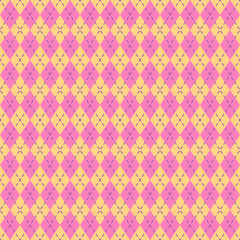 Geometric Argyle Seamless Pattern in Bright Colors and Retro Hippie Style. High quality pattern for textile, fabric, phone cases, wrapping paper, wallpaper and other surface designs