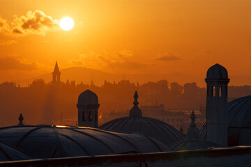 Obraz premium Topkapi palace at dawn