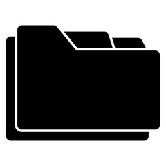 A document case icon, vector design of folder

