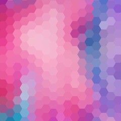 Vibrant watercolor painting background. hexagonal design. eps 10