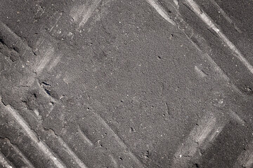 Asphalt concrete dark gray background	